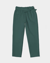 Load image into Gallery viewer, Forrest Green Belted Tapered Pants
