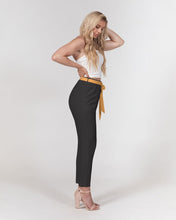 Load image into Gallery viewer, Tartan Blaq Belted Tapered Pants
