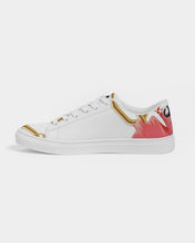 Load image into Gallery viewer, Hibiscus Chains Ladies Faux-Leather Sneakers
