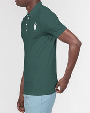 Load image into Gallery viewer, Forrest Green Polo3 Mens Slim Fit Short Sleeve Polo
