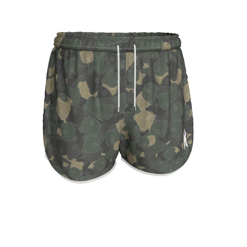 O$G Bear Camo Ladies Running Shorts