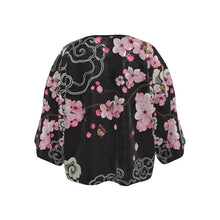 Load image into Gallery viewer, Cherry Blossoms Blaq Kimono Jacket
