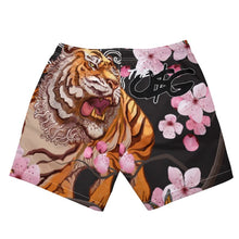 Load image into Gallery viewer, Jasmine Bloom Blaq Mens Swim Trunks
