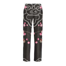 Load image into Gallery viewer, Cherry Blossoms Blaq Silk Pyjama Bottoms
