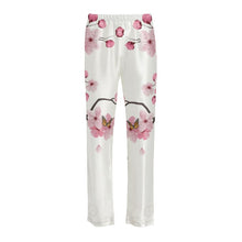 Load image into Gallery viewer, Cherry Blossoms Silk Pyjama Bottoms
