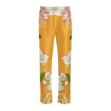 Load image into Gallery viewer, Hawaiian Gold Silk Pyjama Bottoms
