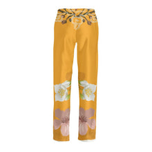 Load image into Gallery viewer, Hawaiian Gold Silk Pyjama Bottoms
