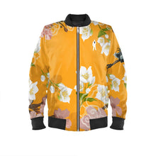 Load image into Gallery viewer, Hawaiian Gold Ladies Bomber Jacket
