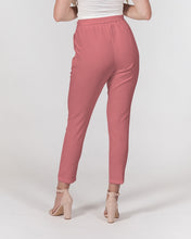 Load image into Gallery viewer, Pink Purée Belted Tapered Pants
