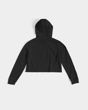 Load image into Gallery viewer, Just Black Ladies Cropped Hoodie
