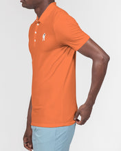 Load image into Gallery viewer, Orange Smile Polo3 Mens Slim Fit Short Sleeve Polo
