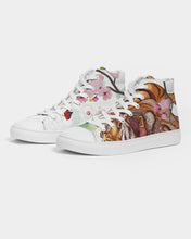 Load image into Gallery viewer, Cherry Blossoms Mens Hightop Canvas Shoes
