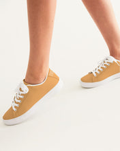 Load image into Gallery viewer, Mellow Yellow Ladies Faux-Leather Sneakers
