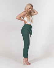 Load image into Gallery viewer, Forrest Green Belted Tapered Pants
