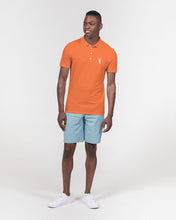 Load image into Gallery viewer, Orange Smile Polo3 Mens Slim Fit Short Sleeve Polo
