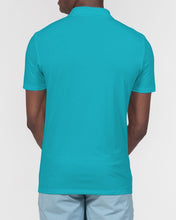 Load image into Gallery viewer, Aqua Polo3 Mens Slim Fit Short Sleeve Polo
