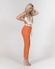 Load image into Gallery viewer, Orange Smile Belted Tapered Pants
