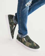 Load image into Gallery viewer, O$G Bear Camo Mens Slip-On Canvas Shoes
