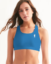 Load image into Gallery viewer, Sky Blu. Seamless Sports Bra
