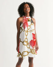 Load image into Gallery viewer, Hibiscus Chains Halter Dress
