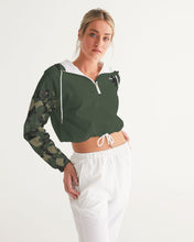 Load image into Gallery viewer, O$G Bear Camo Ladies Cropped Hoodie
