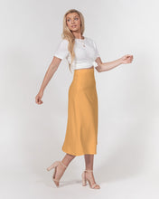 Load image into Gallery viewer, Mellow Yellow A-Line Midi Skirt
