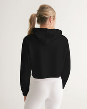 Load image into Gallery viewer, Just Black Ladies Cropped Hoodie
