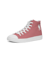 Load image into Gallery viewer, Ladies Pink Purée Hightop Canvas Shoes
