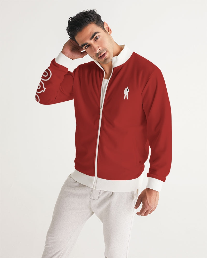 Scarlet Red Mens Tracksuit Jacket