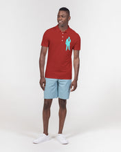 Load image into Gallery viewer, Scarlet Red Polo3 Mens Slim Fit Short Sleeve Polo
