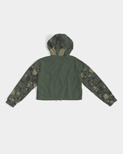 Load image into Gallery viewer, O$G Bear Camo Ladies Cropped Hoodie
