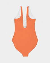 Load image into Gallery viewer, Orange Smile One-Piece Swimsuit
