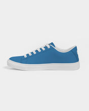 Load image into Gallery viewer, Ladies Sky Blu. Faux-Leather Sneakers
