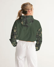 Load image into Gallery viewer, O$G Bear Camo Ladies Cropped Hoodie
