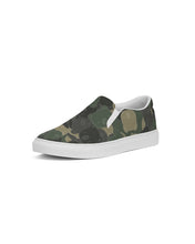 Load image into Gallery viewer, O$G Bear Camo Mens Slip-On Canvas Shoes
