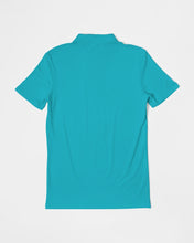 Load image into Gallery viewer, Aqua Polo3 Mens Slim Fit Short Sleeve Polo
