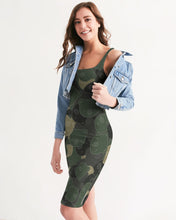 Load image into Gallery viewer, O$G Bear Camo Midi Bodycon Dress
