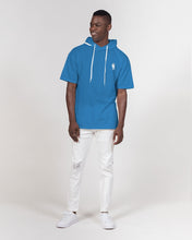 Load image into Gallery viewer, Sky Blu. Mens Short Sleeve Hoodie
