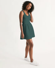 Load image into Gallery viewer, Forrest Green Skater Dress
