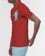 Load image into Gallery viewer, Scarlet Red Polo3 Mens Slim Fit Short Sleeve Polo
