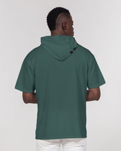 Load image into Gallery viewer, Forrest Green Mens Short Sleeve Hoodie
