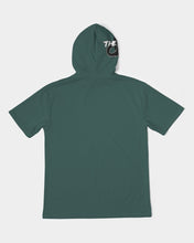 Load image into Gallery viewer, Forrest Green Mens Short Sleeve Hoodie
