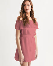 Load image into Gallery viewer, Pink Purée Off-Shoulder Dress
