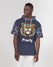 Load image into Gallery viewer, Frosty Lion Mens Short Sleeve Hoodie
