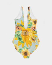 Load image into Gallery viewer, Floral Sunblast One-Piece Swimsuit
