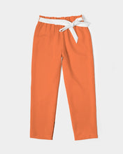 Load image into Gallery viewer, Orange Smile Belted Tapered Pants
