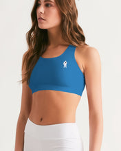 Load image into Gallery viewer, Sky Blu. Seamless Sports Bra
