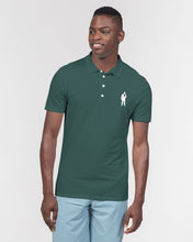 Load image into Gallery viewer, Forrest Green Polo3 Mens Slim Fit Short Sleeve Polo
