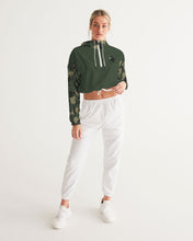 Load image into Gallery viewer, O$G Bear Camo Ladies Cropped Hoodie
