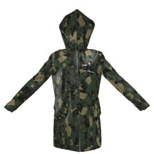 Load image into Gallery viewer, O$G Bear Camo Ladies Hooded Rain Mac
